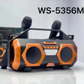 2021 New WS5356M Support USB TF CARD FM RADIO Micphone Speaker Subwoofer Sound System Speaker